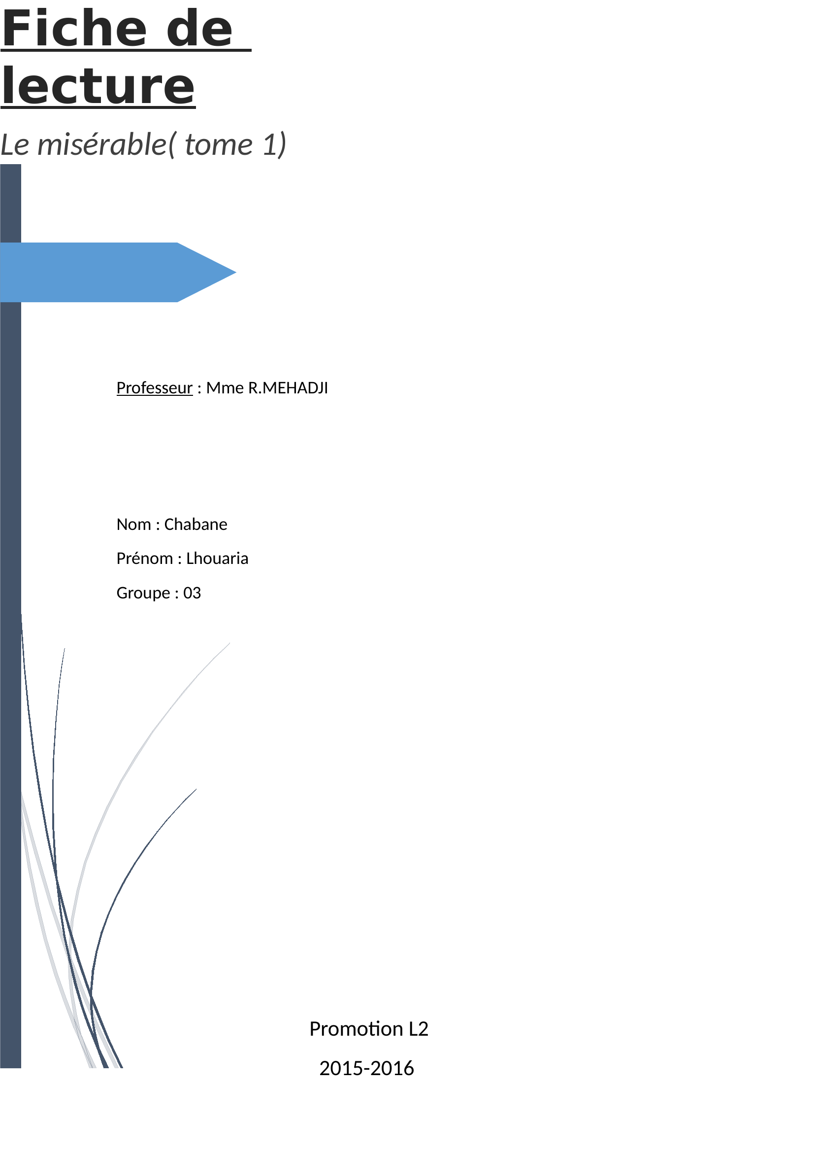 Prévisualisation du document FICHE DE LECTURE