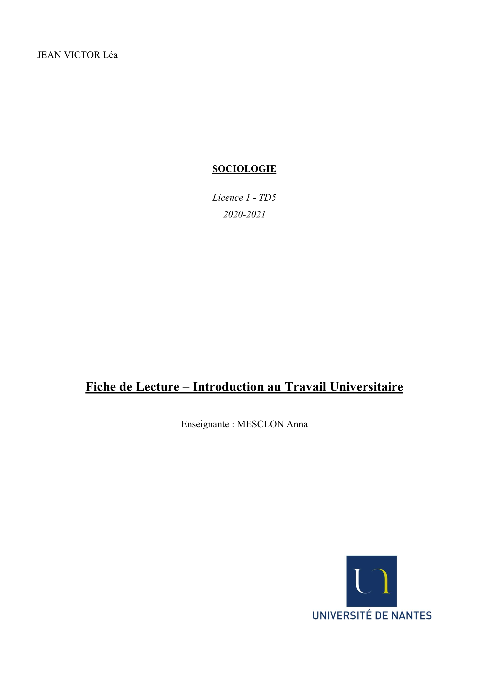 Prévisualisation du document Fiche de lecture "les déplacés de l'ouverture sociale" Paul Pasquali