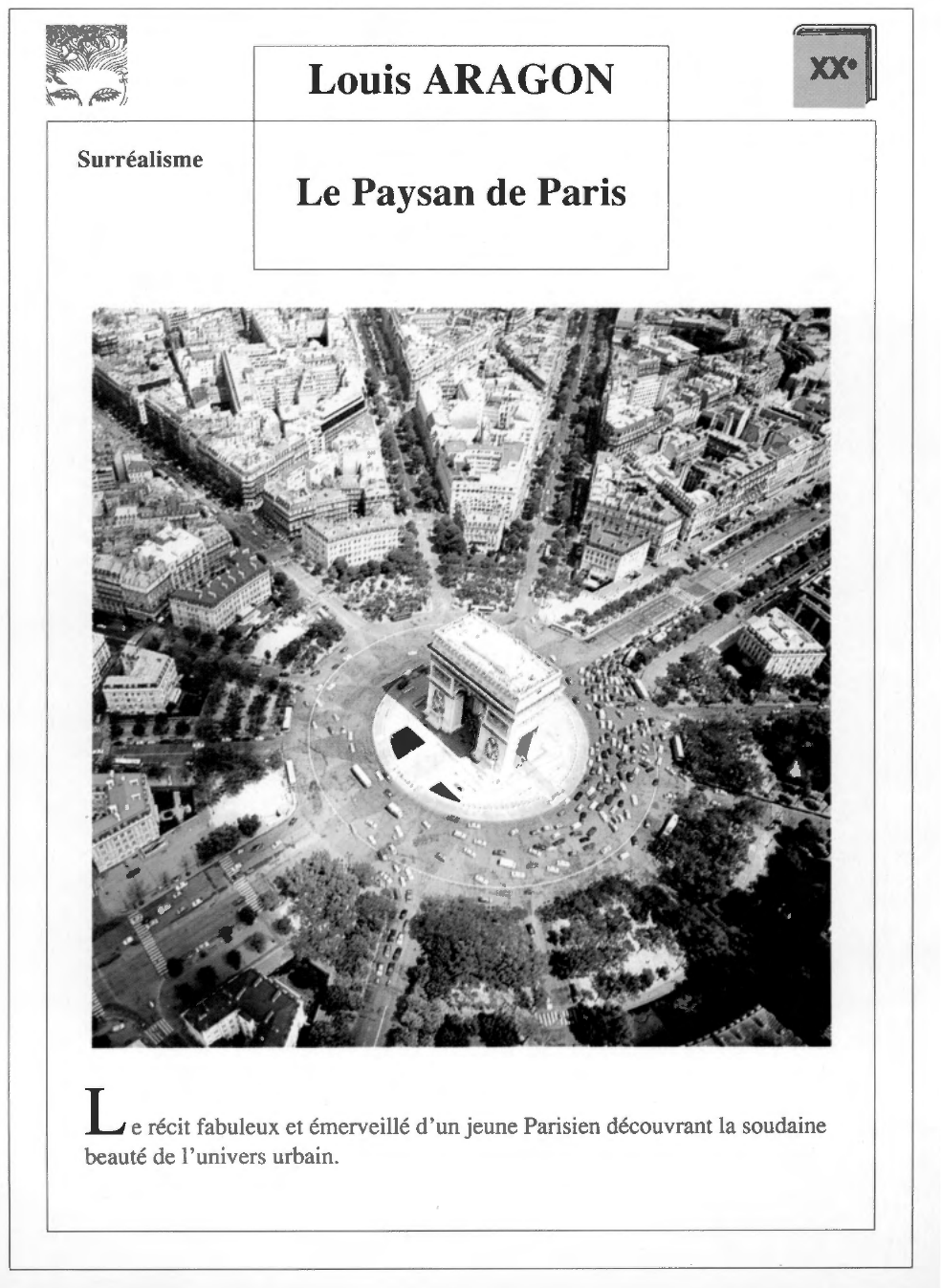 Prévisualisation du document Fiche de lecture : PAYSAN DE PARIS (Le) de Louis Aragon