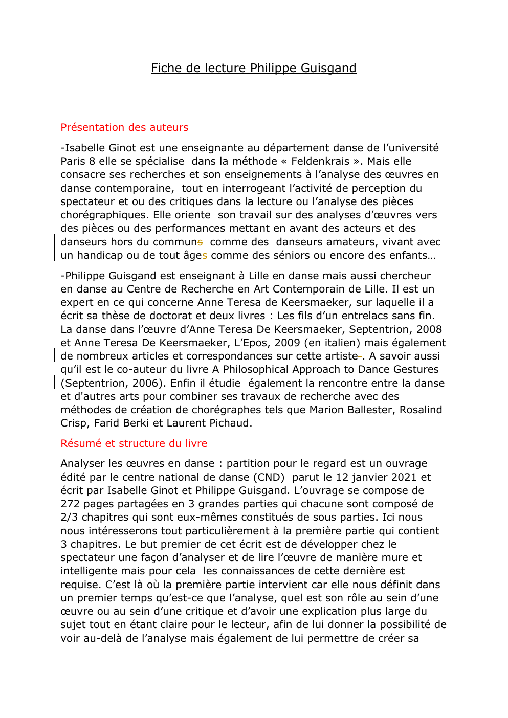 Prévisualisation du document Fiche de lecture Philippe Guisgand