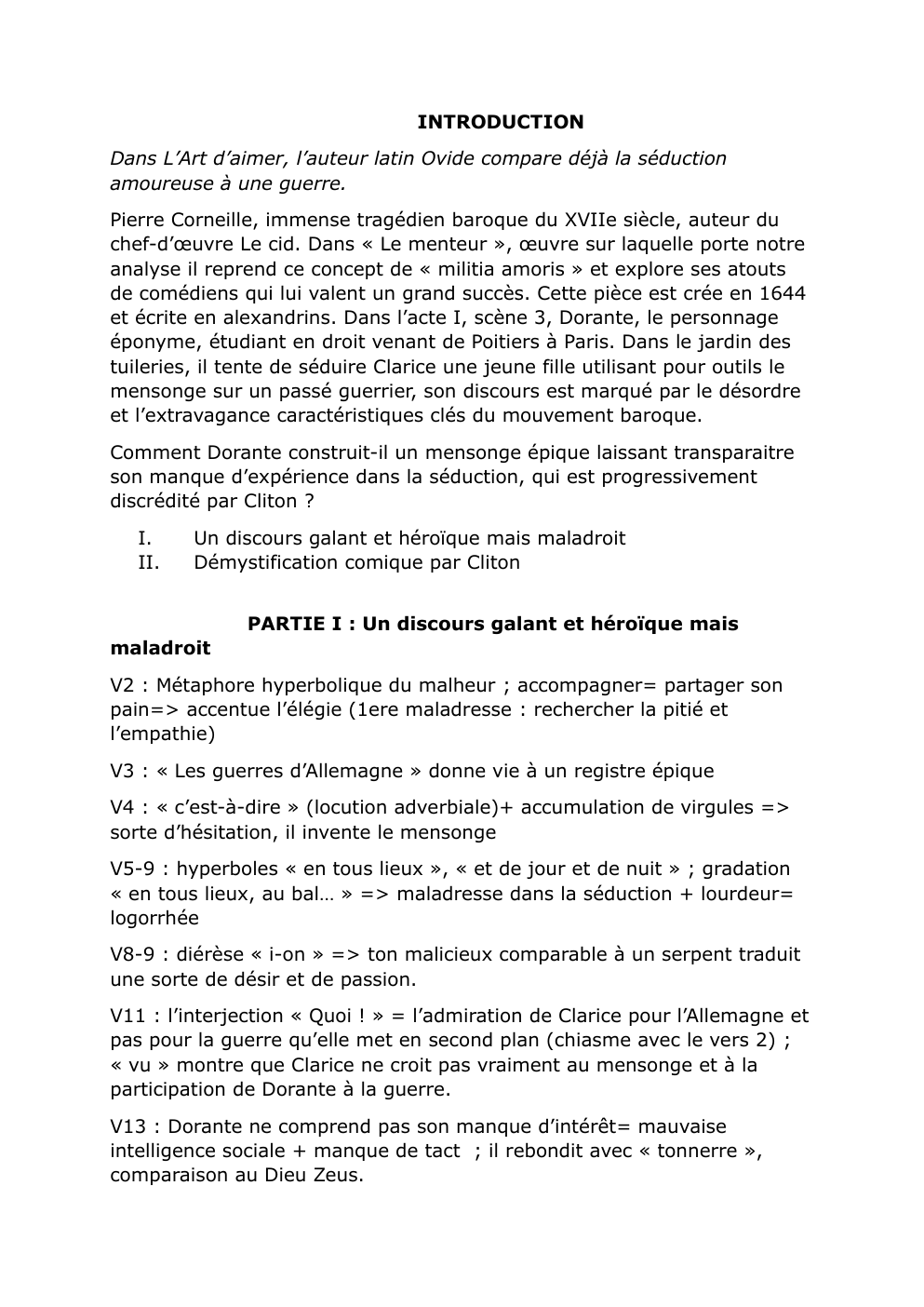 Prévisualisation du document fiche le menteur Acte I scene 3