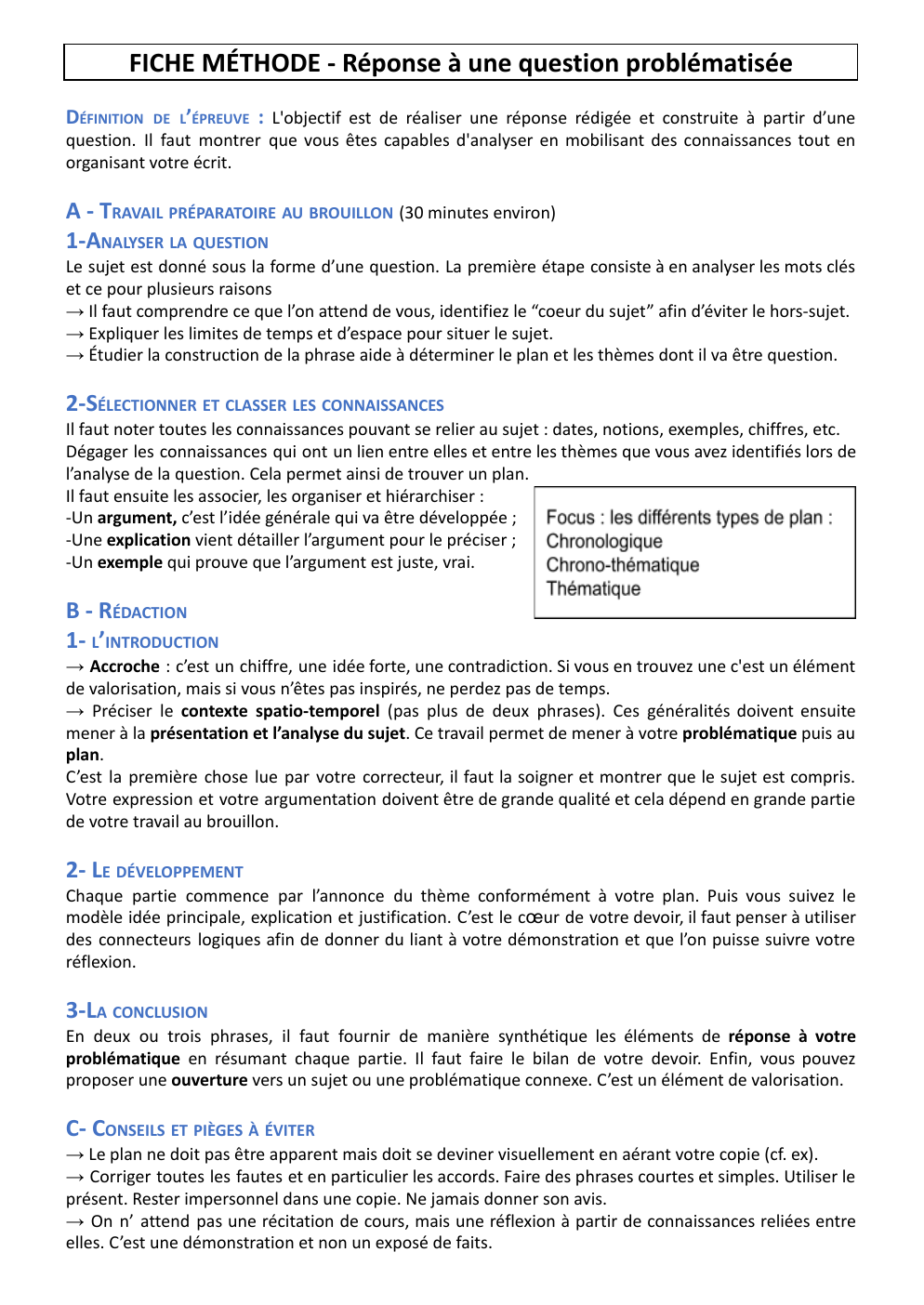 Prévisualisation du document Fiche méthode question problématisée