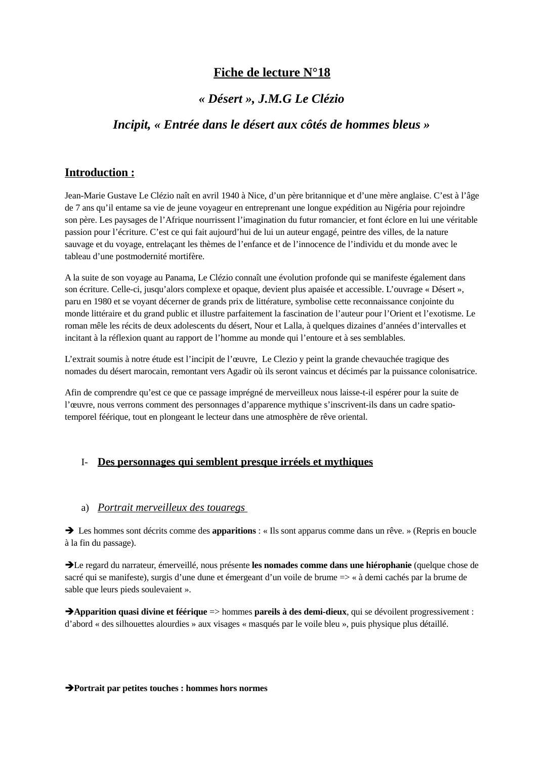 Prévisualisation du document Fiche Oral EAb