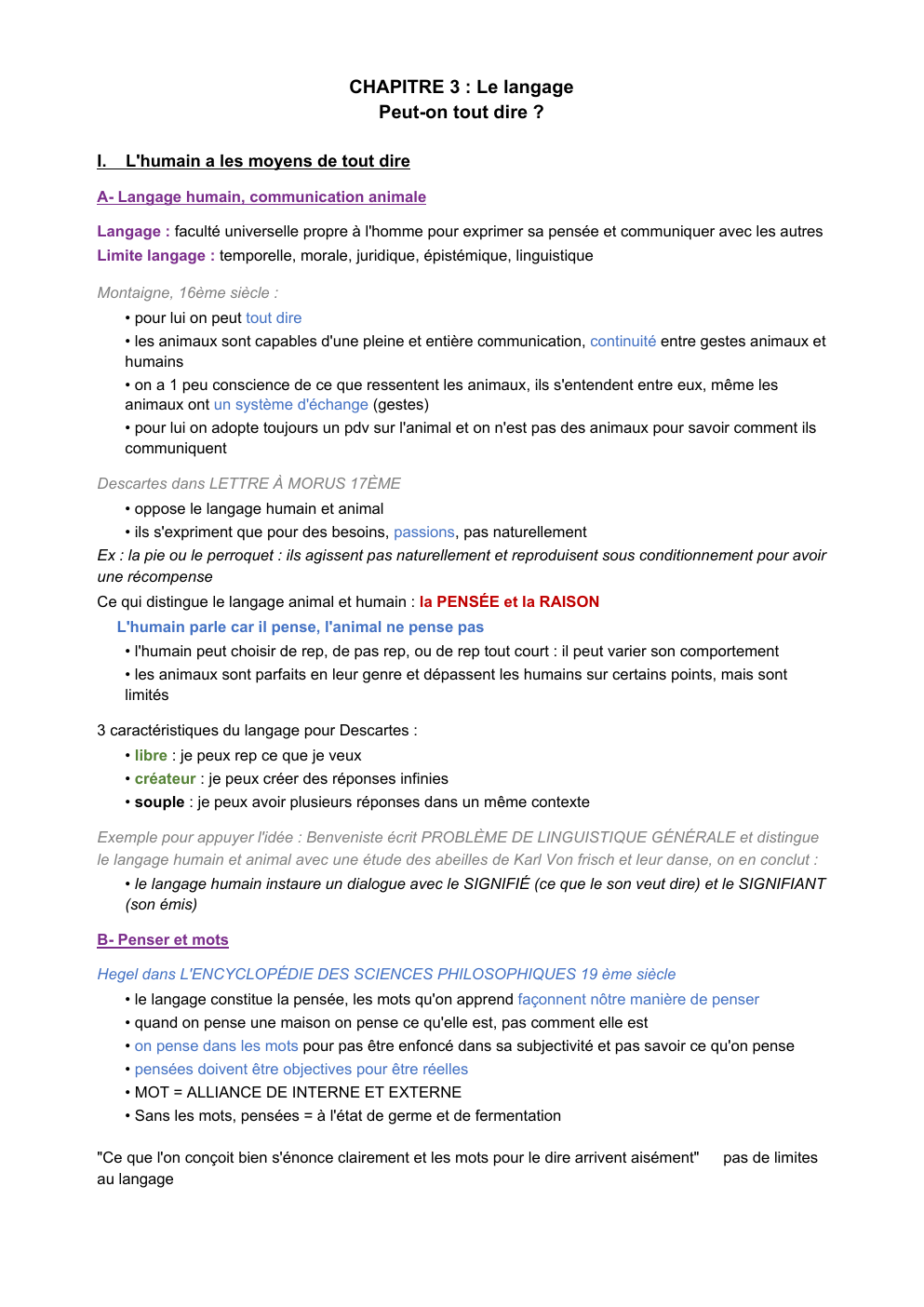 Prévisualisation du document Fiche: Peut-on tout dire ?