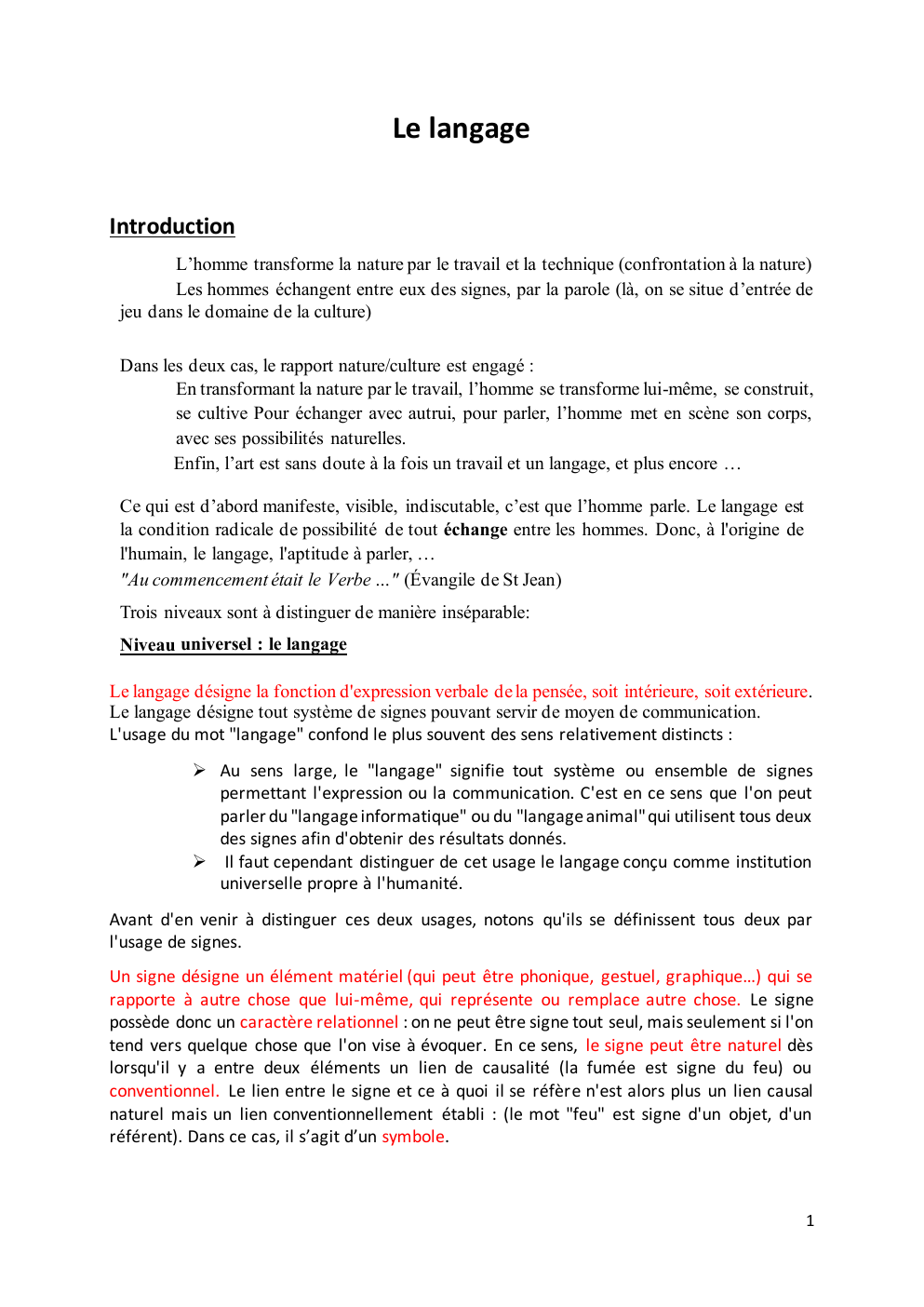 Prévisualisation du document Fiche philo: le langage (Bergson, Merleau-Ponty, Hegel, Austin, Bourdieu)