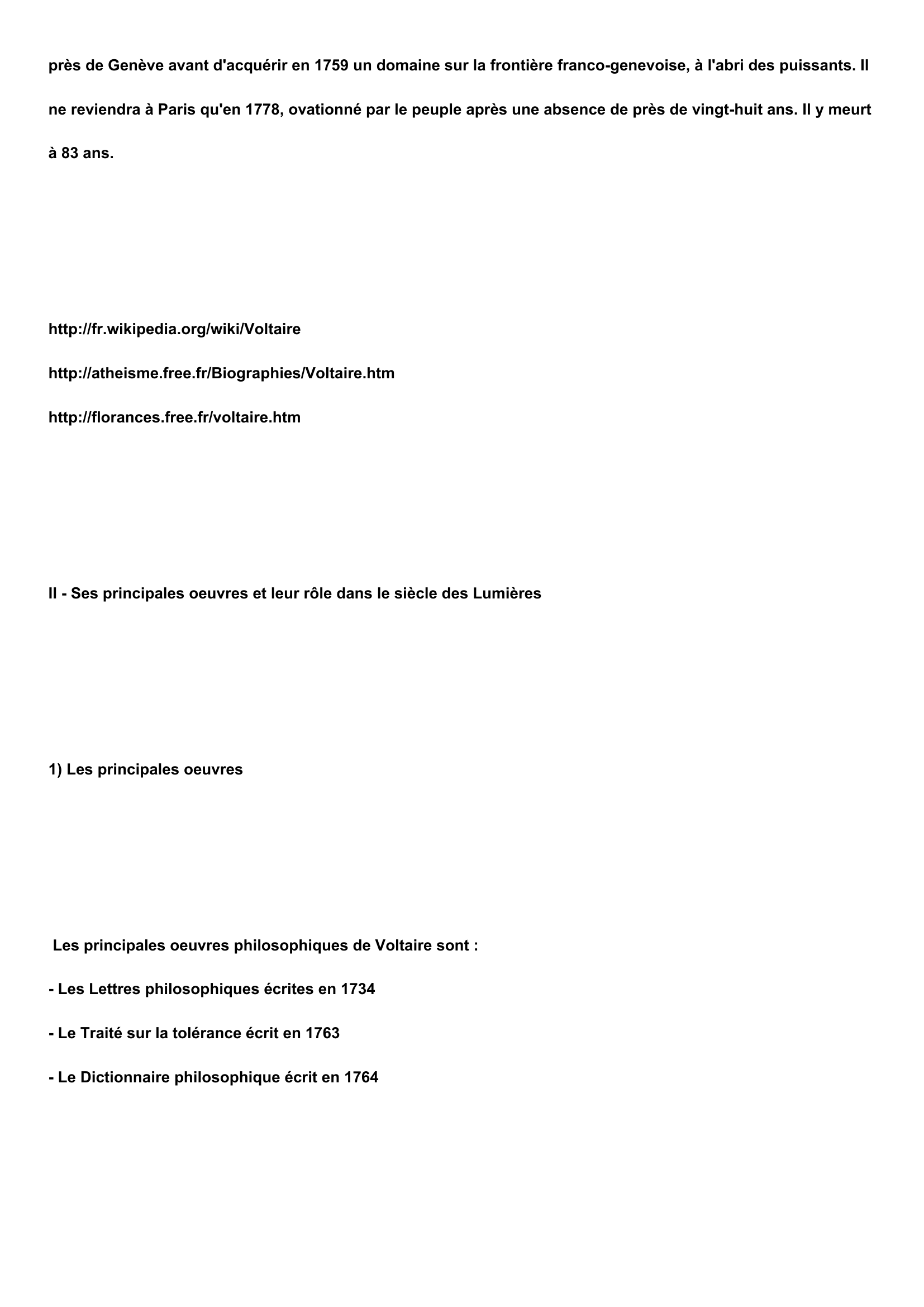 Prévisualisation du document Fiche Voltaire