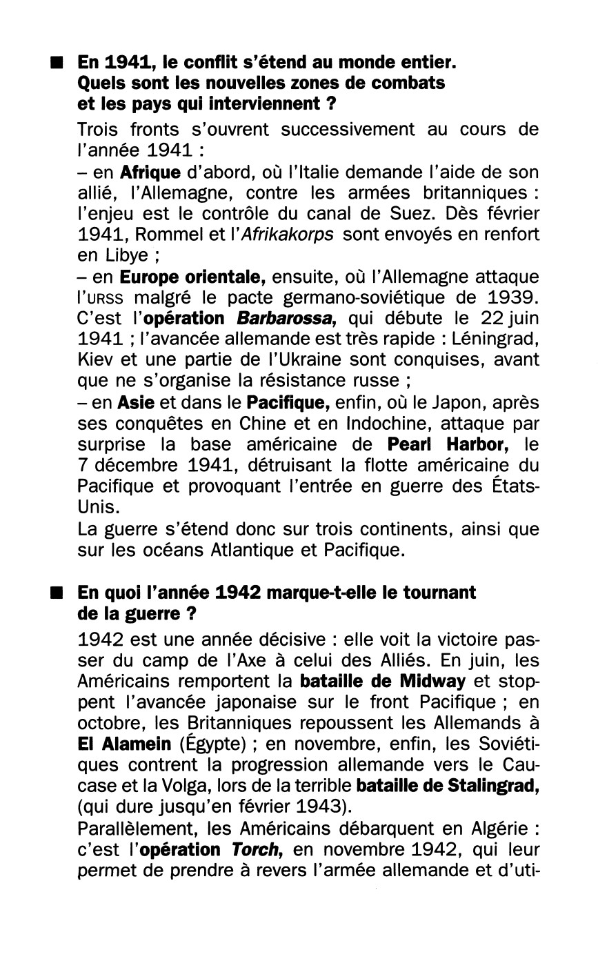 Prévisualisation du document FICHES DE RÉVISION EN HISTOIRE - PROGRAMME DE TL