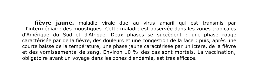 Prévisualisation du document fièvre jaune.