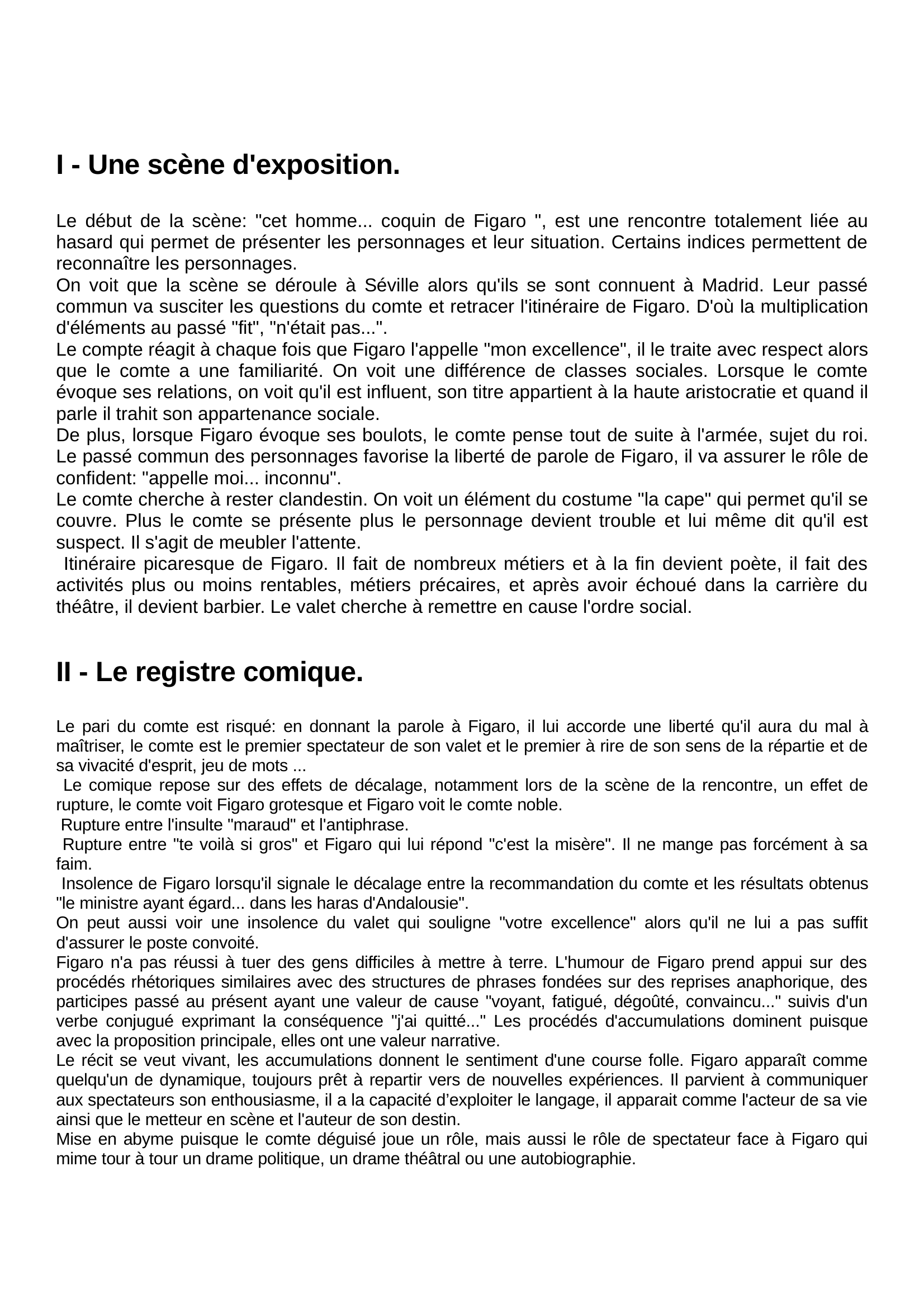 Prévisualisation du document Figaro de Beaumarchais dans le Barbier de Séville Acte 1 scène 2