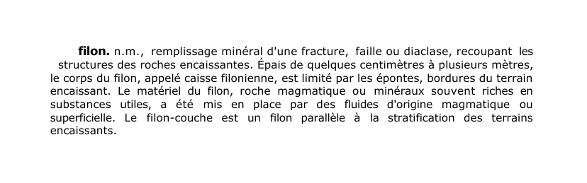 Prévisualisation du document filon.