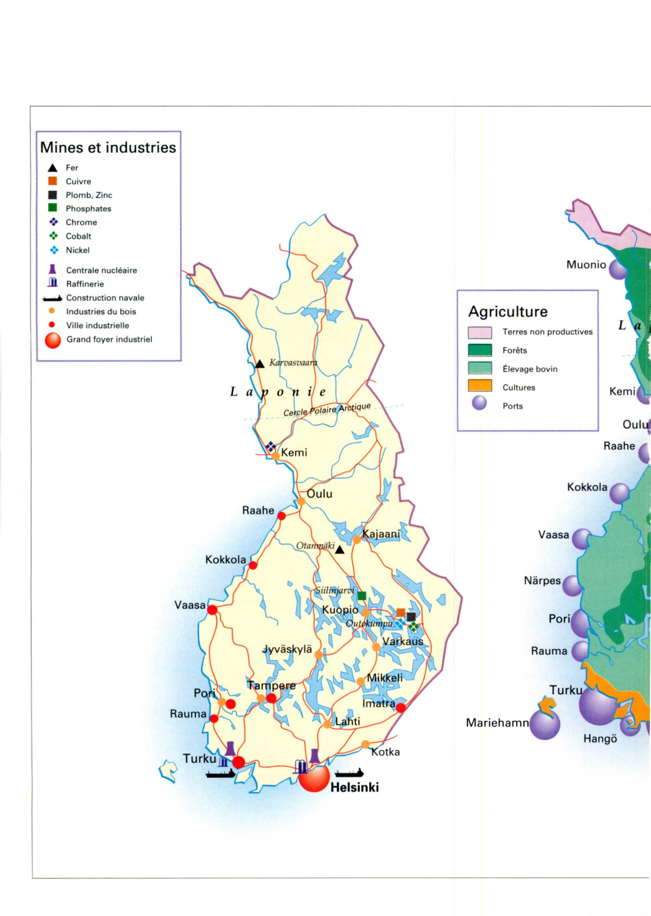 Prévisualisation du document Finlande (carte, ressources, économie, politique) ?