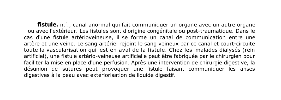 Prévisualisation du document fistule.