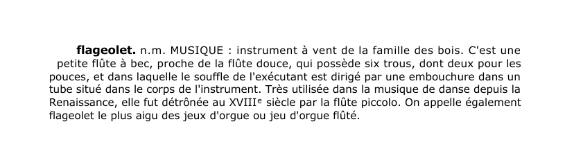 Prévisualisation du document flageolet.