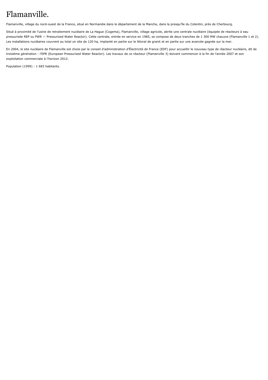 Prévisualisation du document Flamanville.