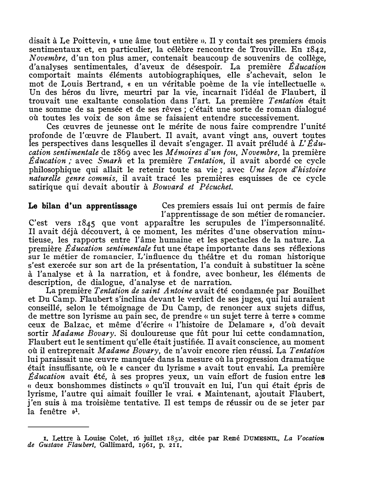 Prévisualisation du document Flaubert ou l’envers du romanesque