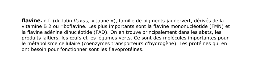 Prévisualisation du document flavine.