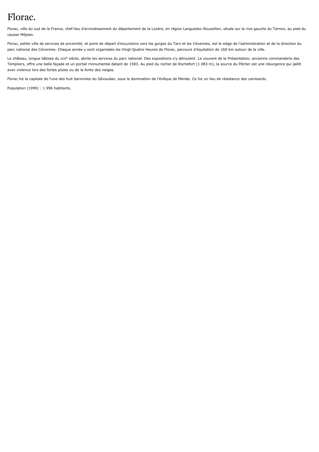 Prévisualisation du document Florac.