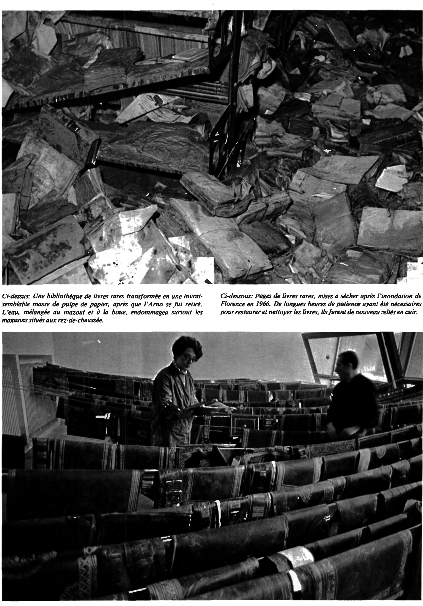 Prévisualisation du document Florence dévastée par les eaux novembre 1966 (inondation)