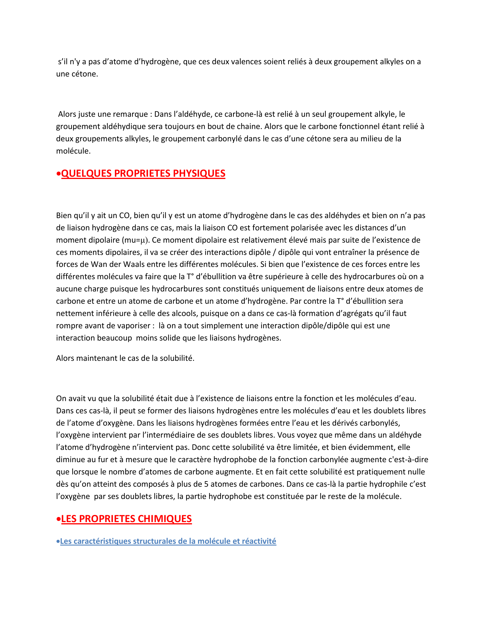 Prévisualisation du document fonction carbonyle aldhéhyde cétone