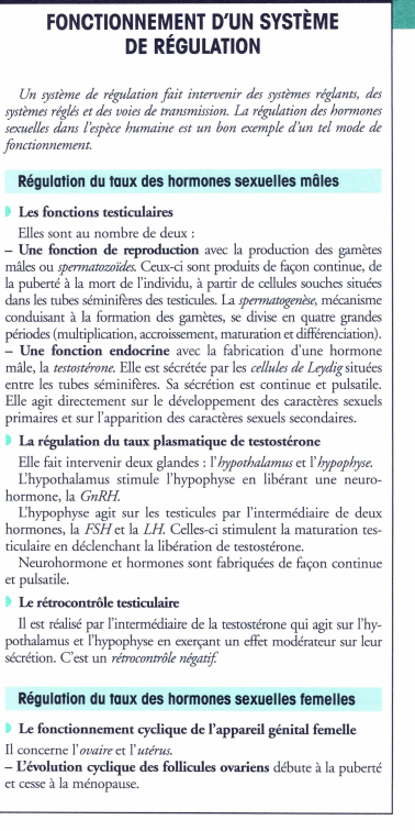 Prévisualisation du document FONCTIONNEMENT D'UN SYSTÈME DE RÉGULATION