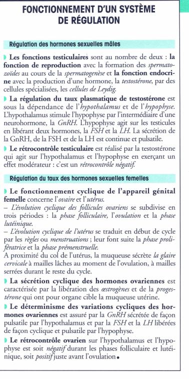 Prévisualisation du document FONCTIONNEMENT D'UN SYSTEME DE RÉGULATION