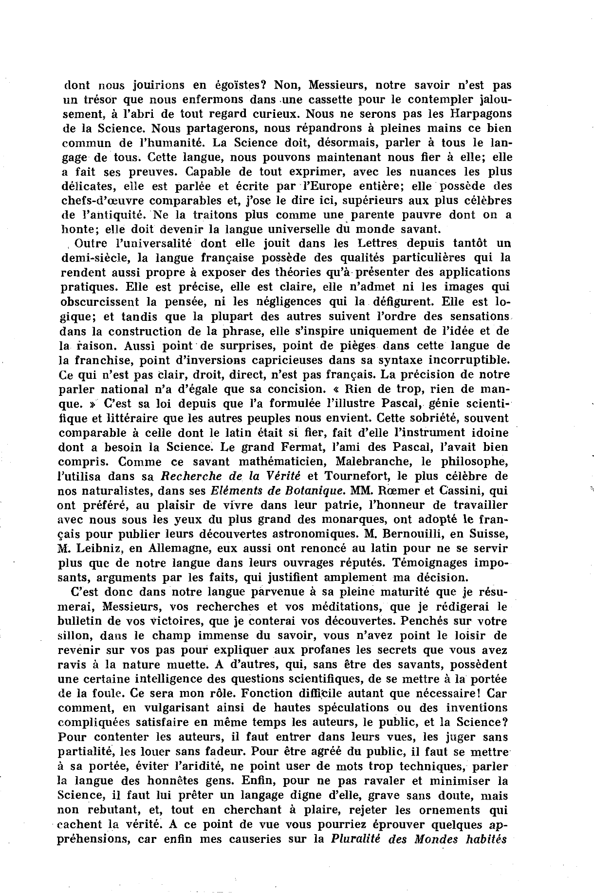 Prévisualisation du document Fontenelle à la Compagnie de Savants instituée par Colbert