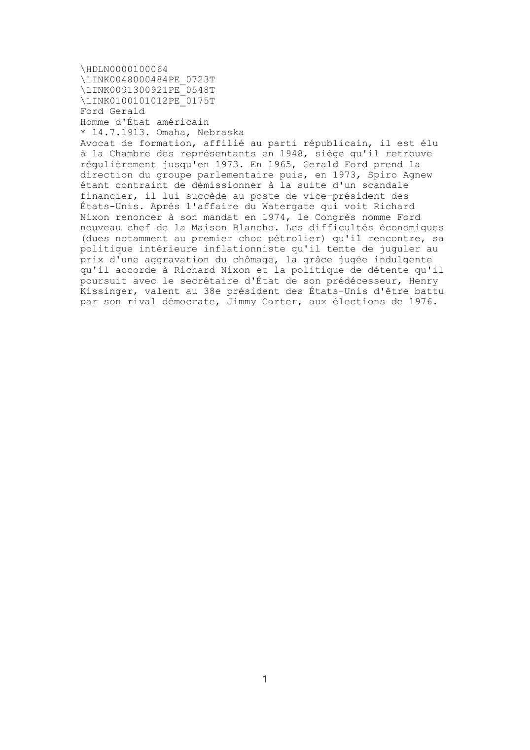 Prévisualisation du document Ford Gerald