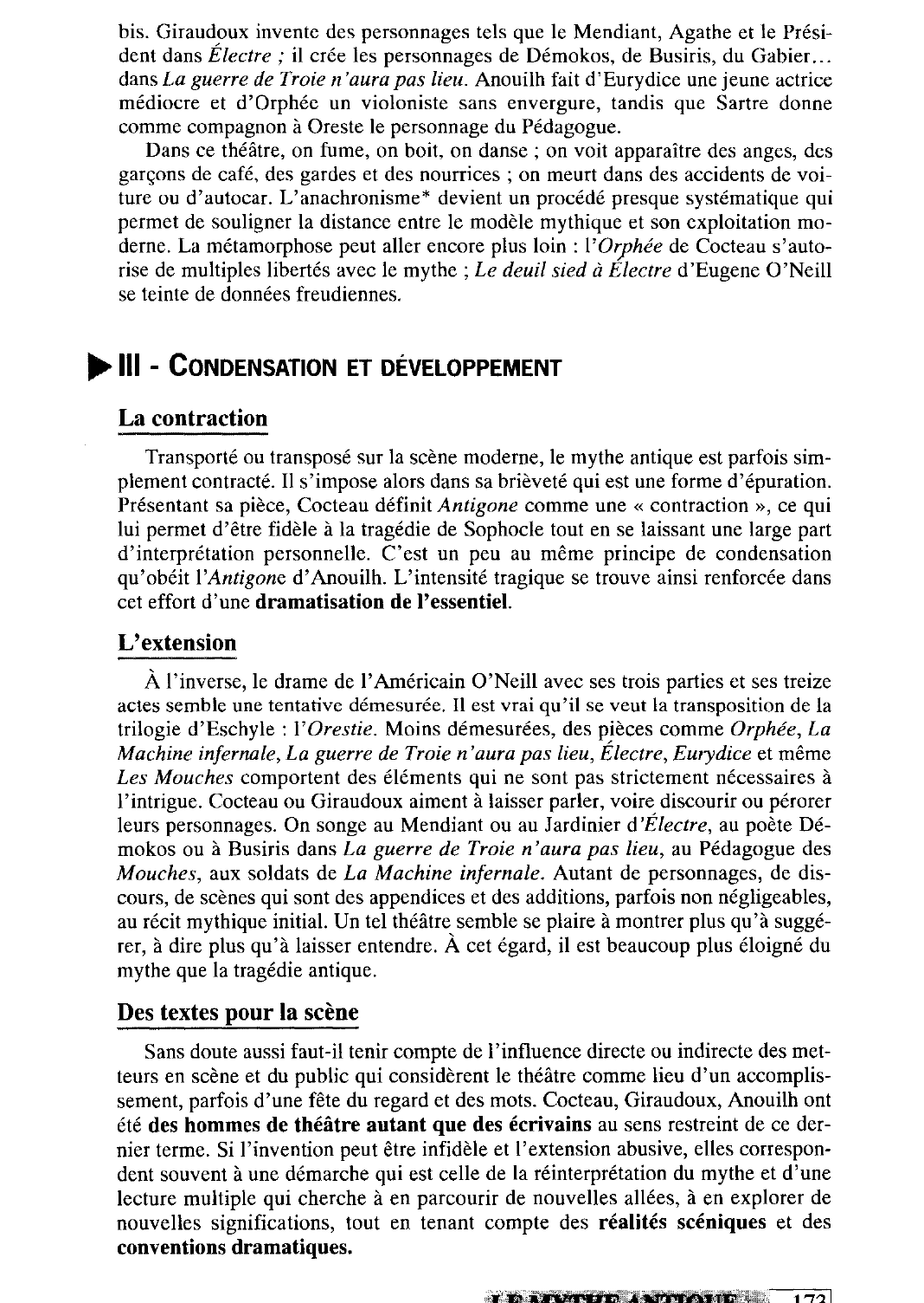 Prévisualisation du document Formes et structures dramatiques
