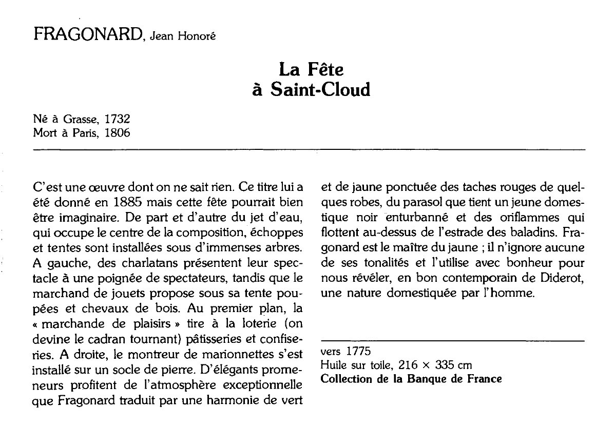 Prévisualisation du document FRAGONARD, Jean Honoré : La Fête à Saint-Cloud
