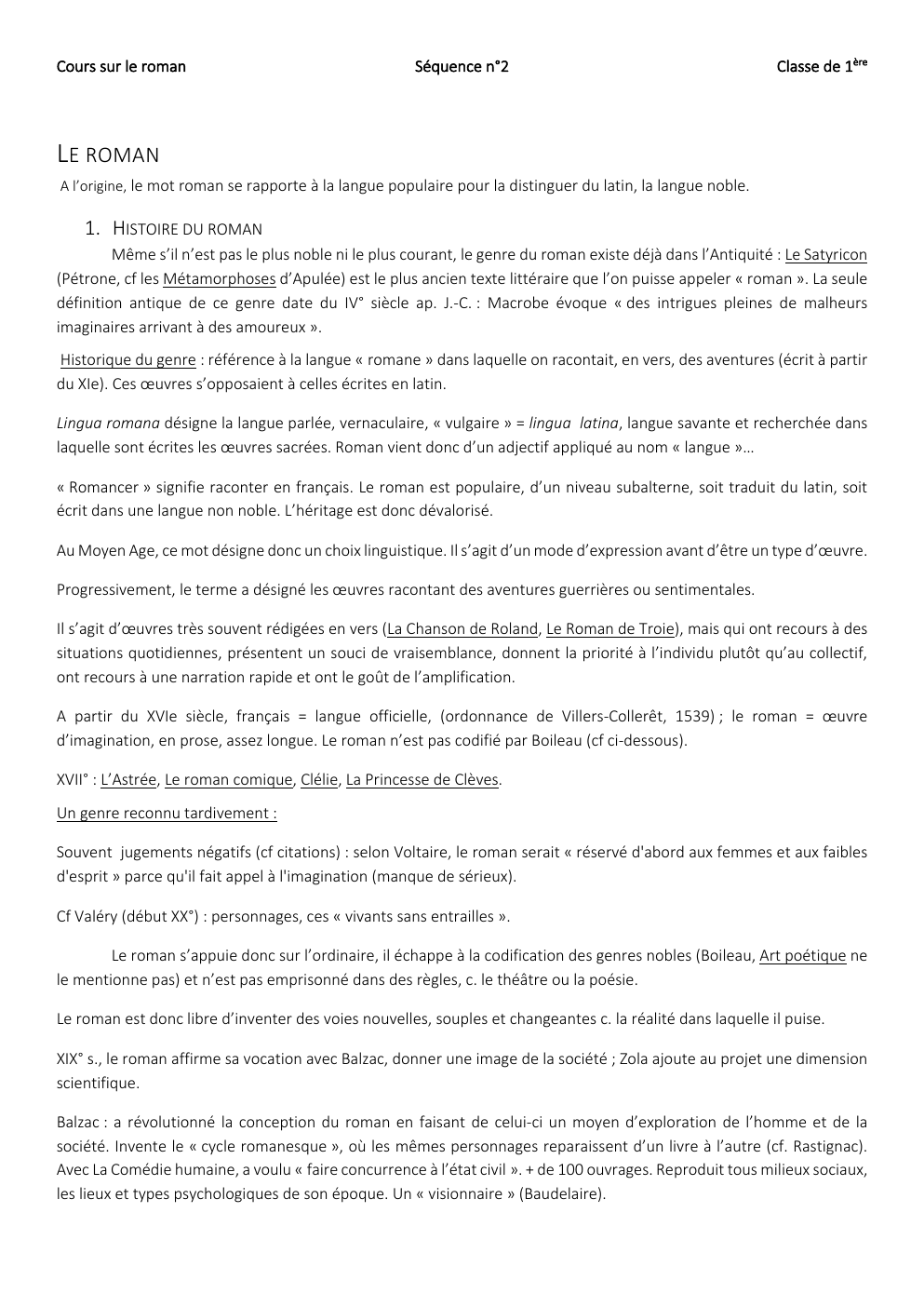 Prévisualisation du document francais cours sur le roman