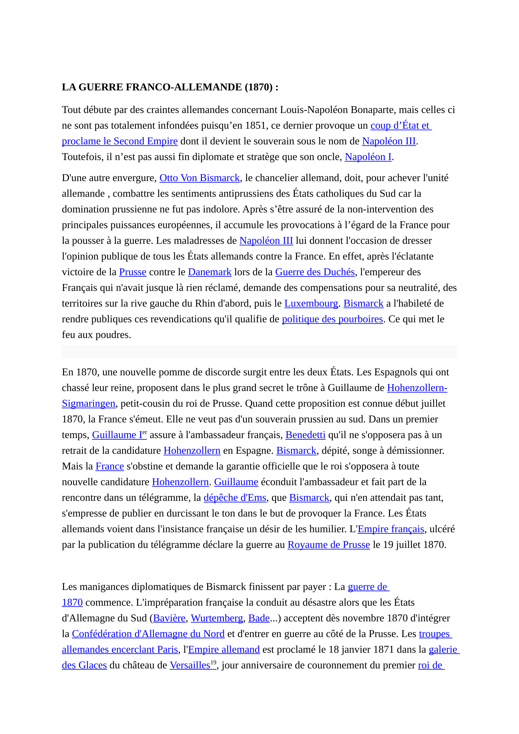 Prévisualisation du document France Allemagne, historique des relations entre les deux pays