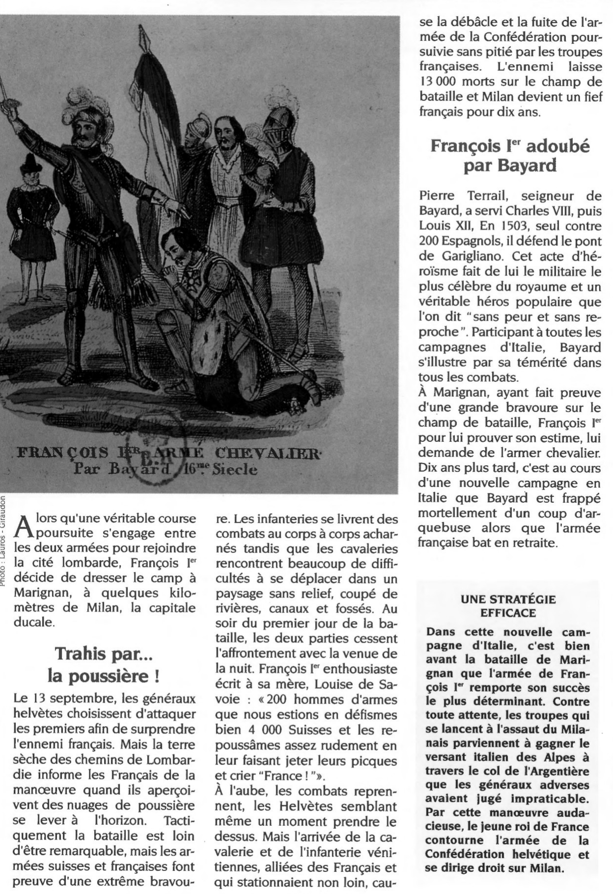 Prévisualisation du document François 1er triomphe à Marignan