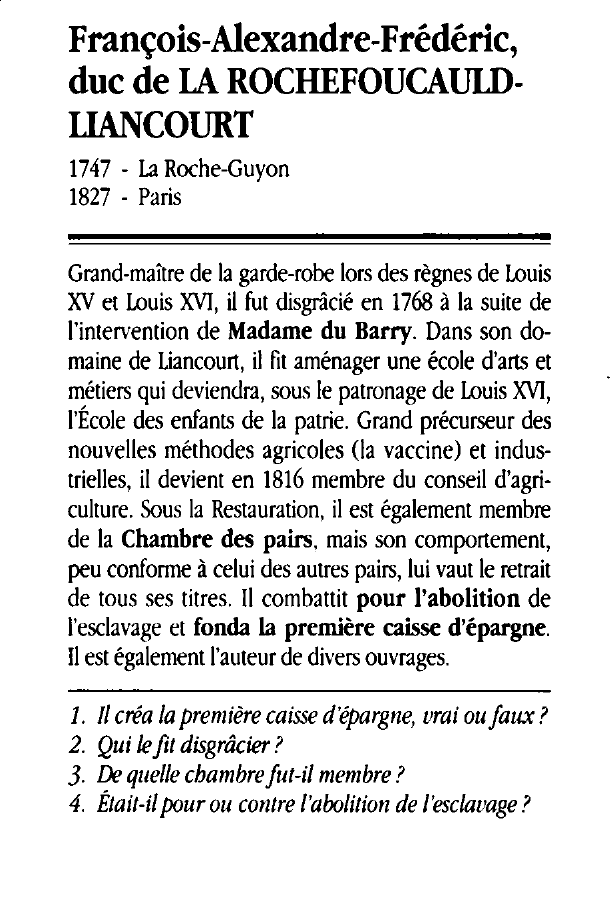 Prévisualisation du document François-Alexandre-Frédéric, duc de LA ROCHEFOUCAULD-LIANCOURT