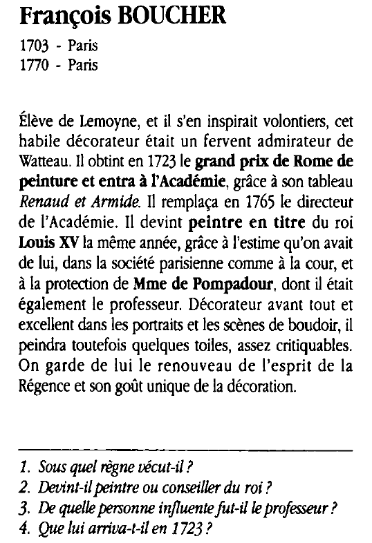 Prévisualisation du document François BOUCHER