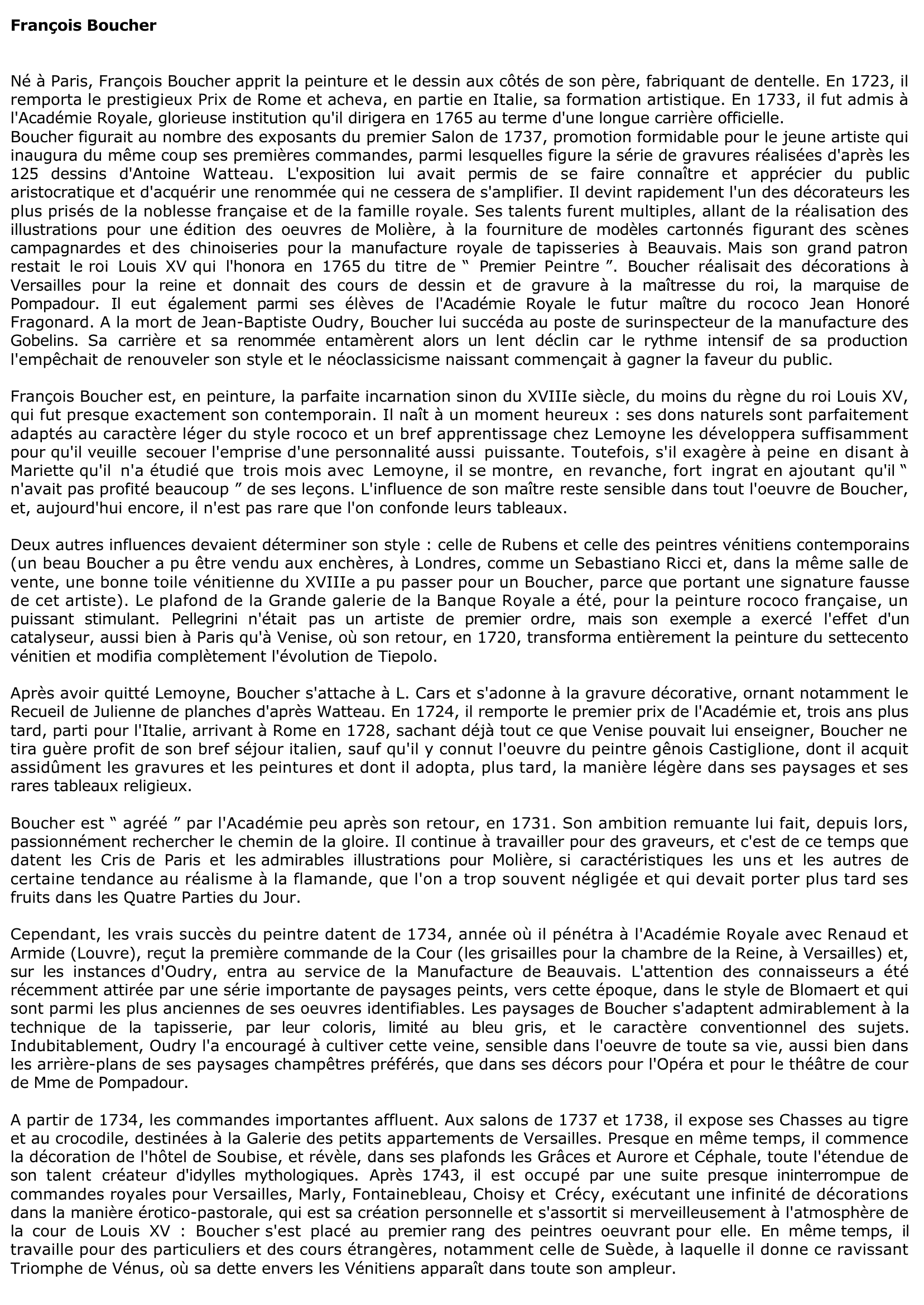 Prévisualisation du document François Boucher