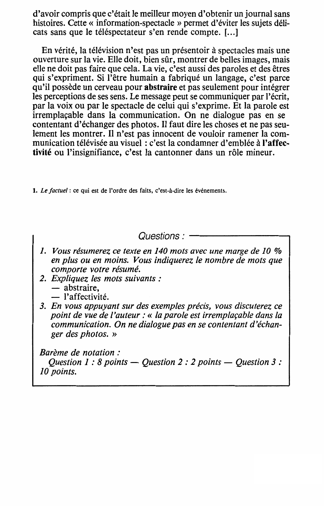 Prévisualisation du document François de CLOSETS, Le système E.P.M.