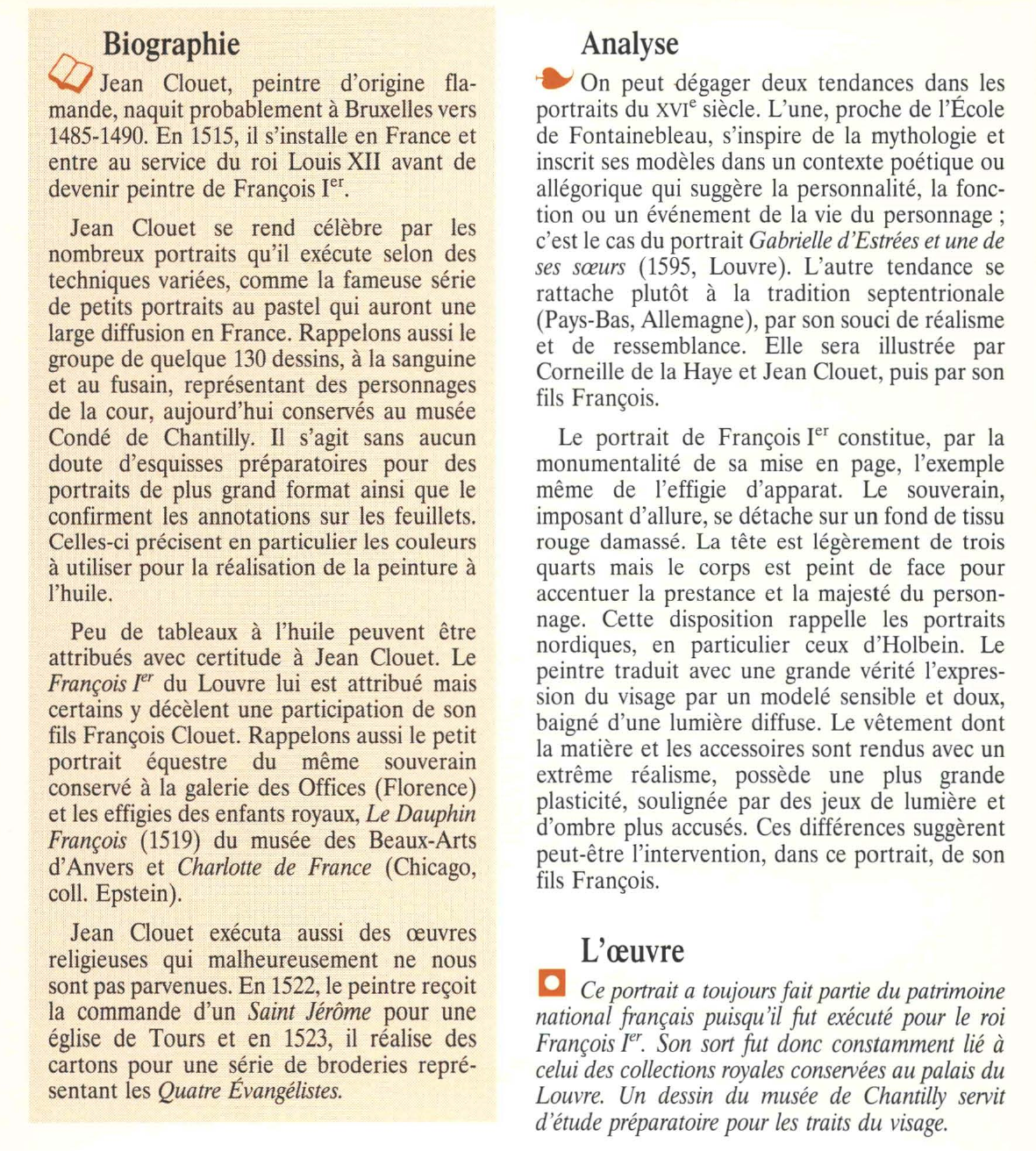 Prévisualisation du document FRANÇOIS Ier, ROI DE FRANCE de CLOUET Jean