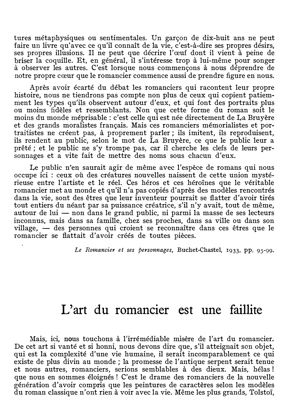 Prévisualisation du document François MAURIAC :  Origines du personnage fictif