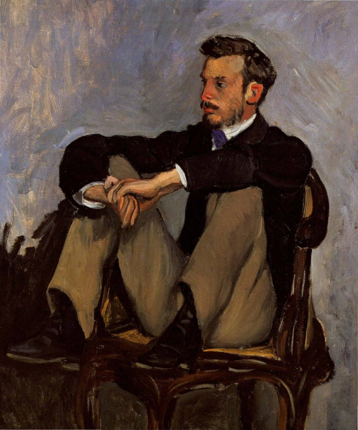 Prévisualisation du document Frédéric BAZILLE:
PORTRAIT DE RENOIR (ANALYSE DU TABLEAU).