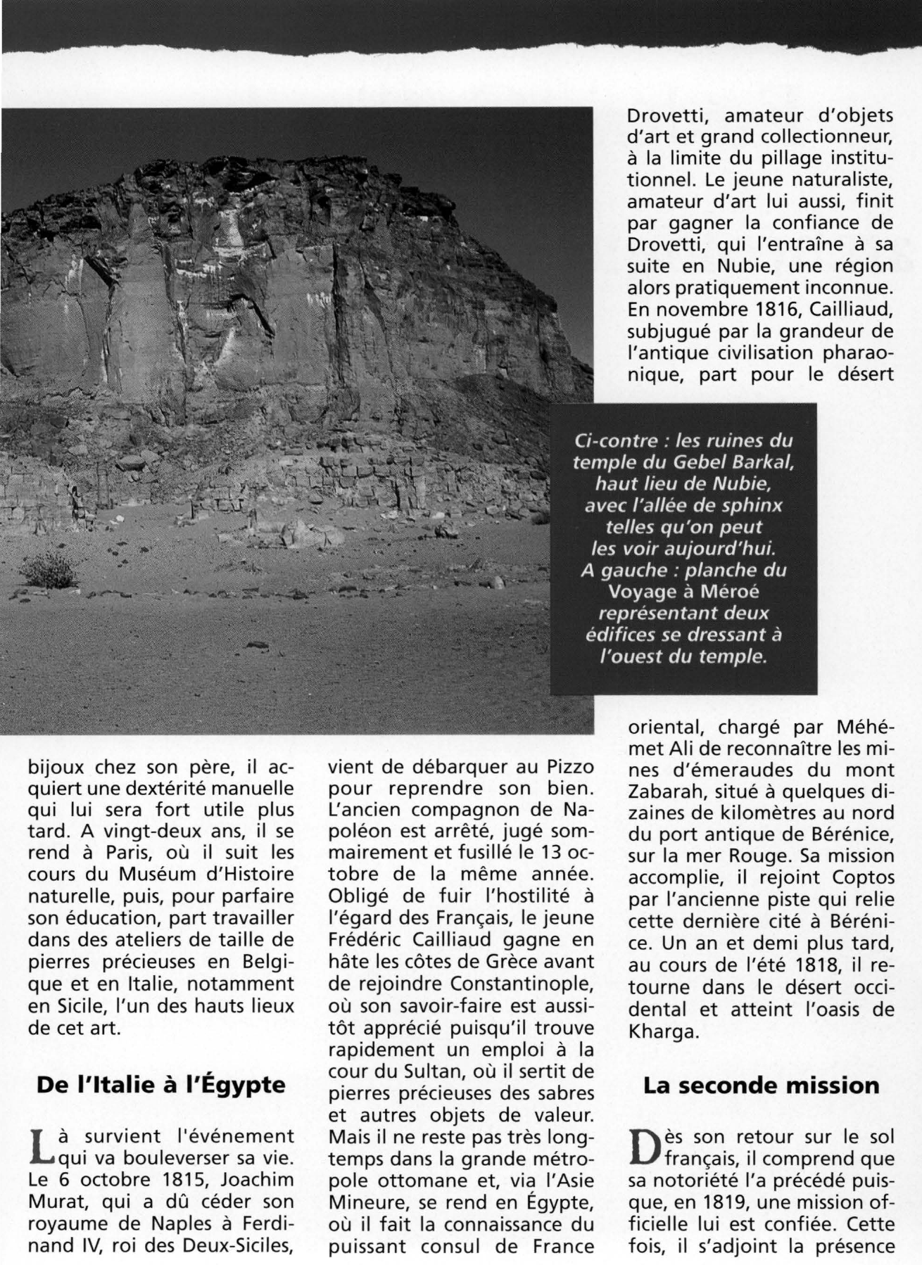 Prévisualisation du document Frédéric Cailliaud,  archéologue et découvreur