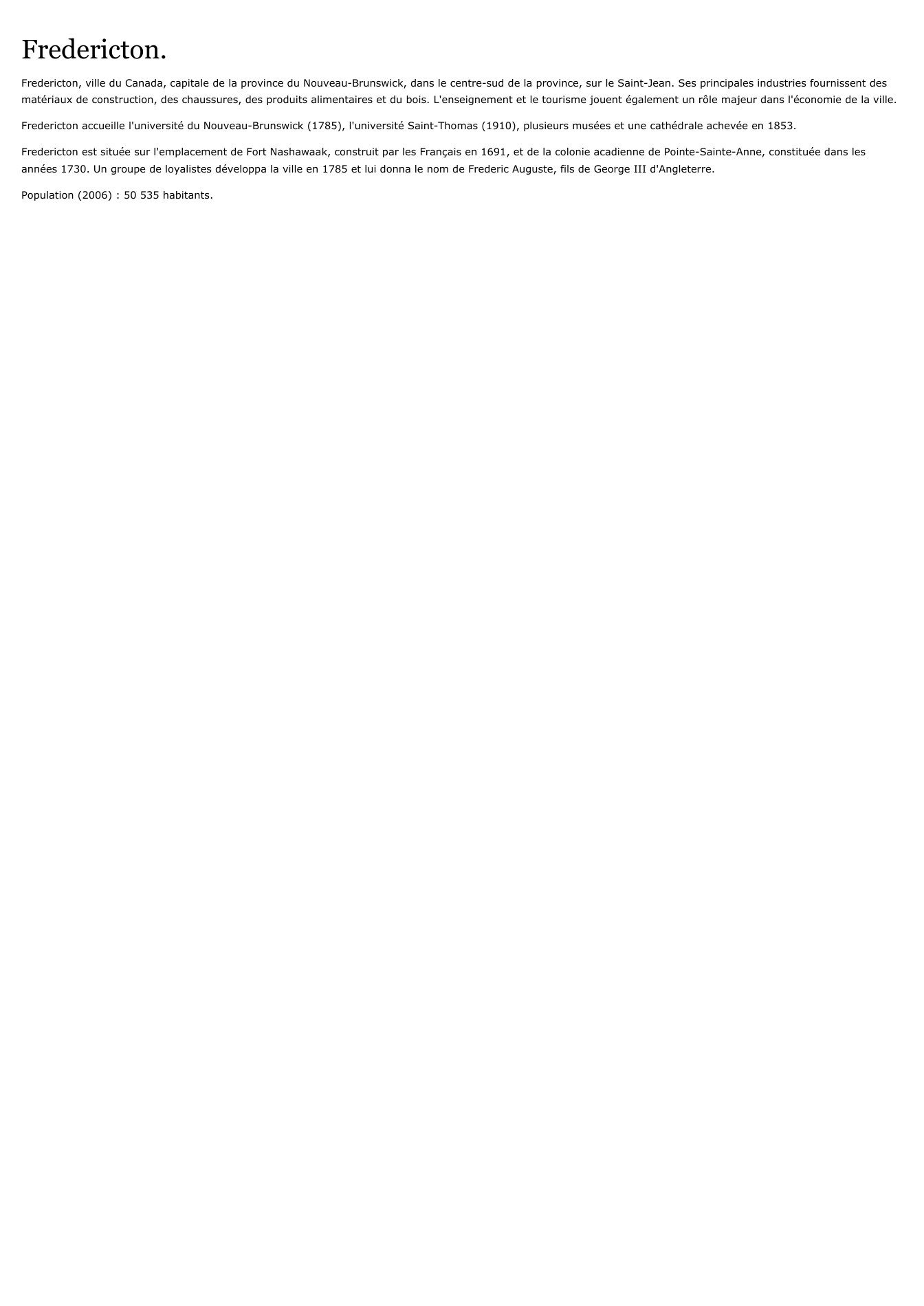 Prévisualisation du document Fredericton.