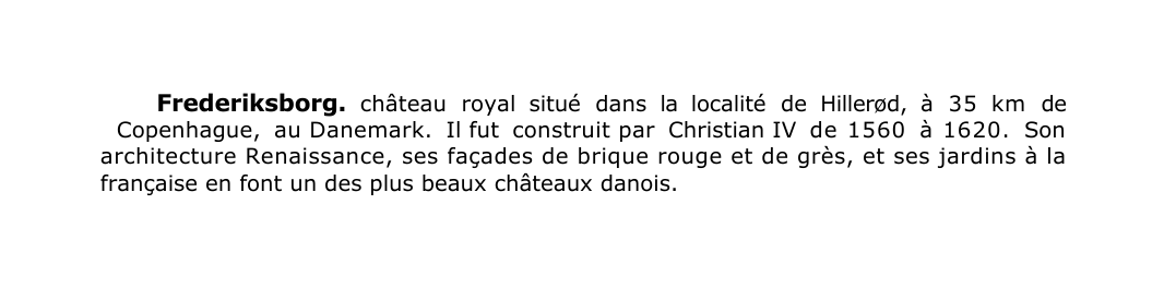 Prévisualisation du document Frederiksborg.