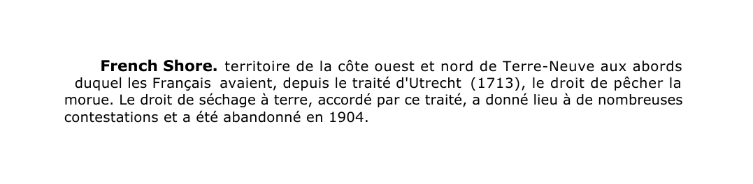 Prévisualisation du document French Shore.