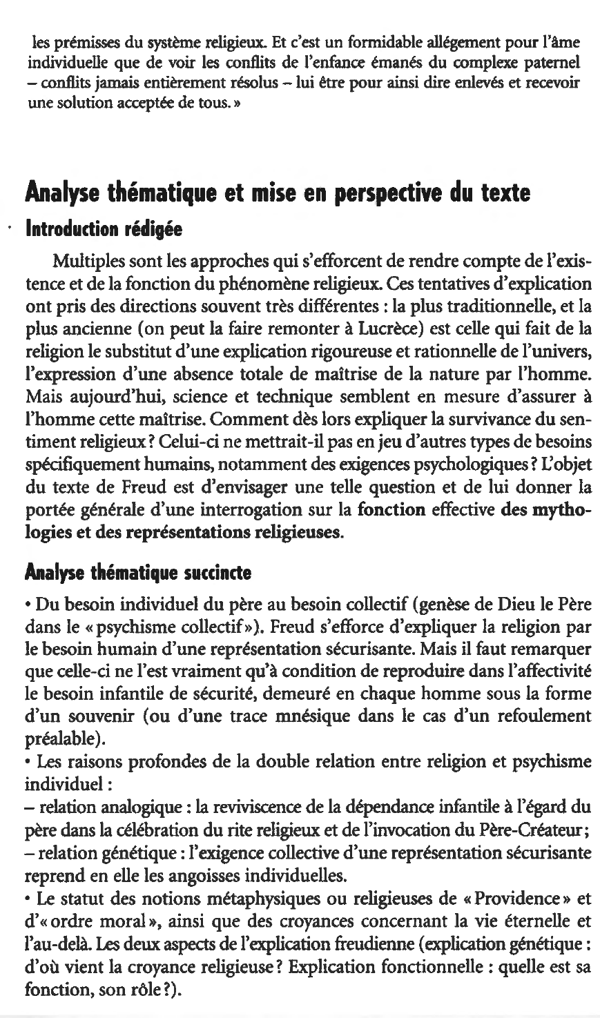 Prévisualisation du document Freud, L'Avenir d'une illusion, sixième partie