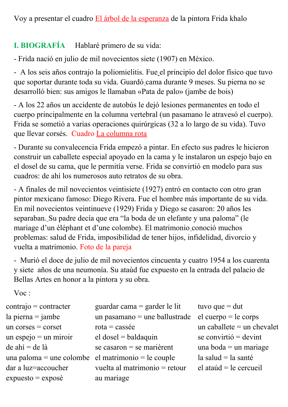 Prévisualisation du document Frida Khalo "El arbol de la esperanza"