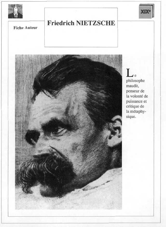 Prévisualisation du document Friedrich Nietzsche