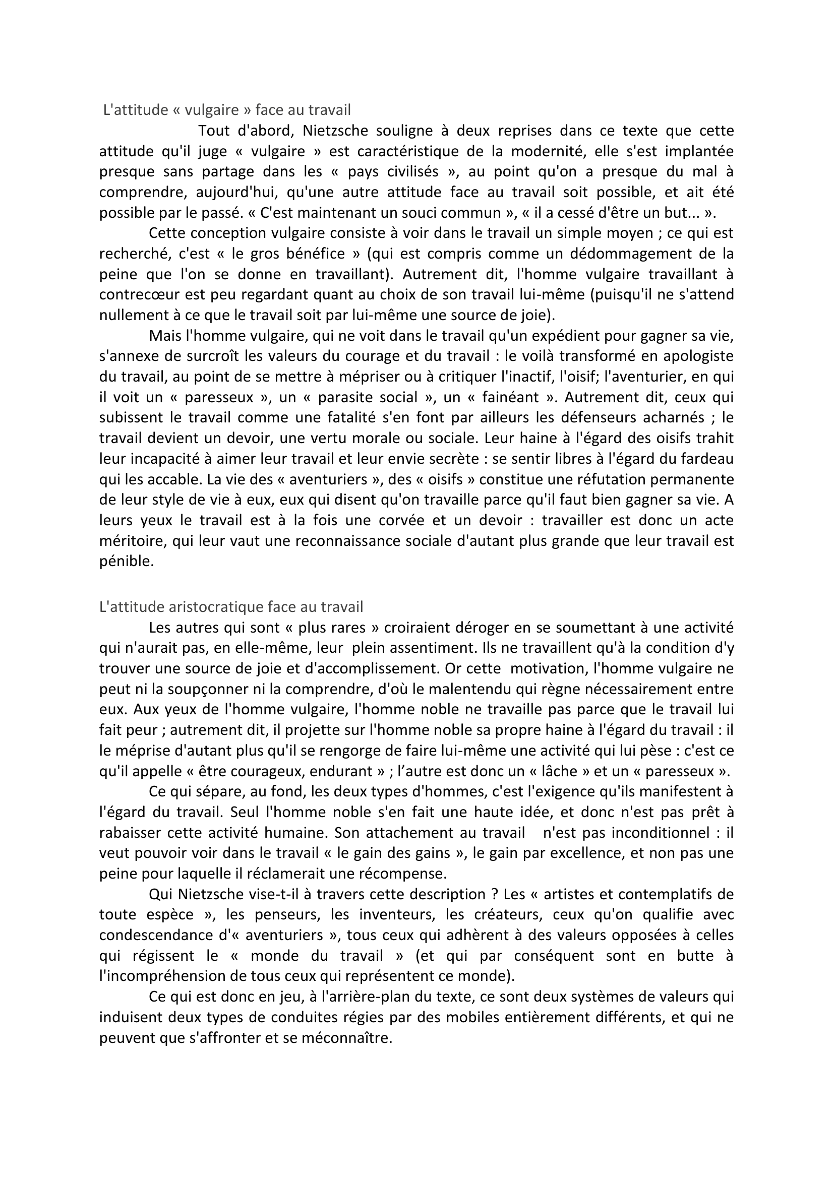 Prévisualisation du document Friedrich Nietzsche, Le Gai Savoir, § 42 (commentaire)