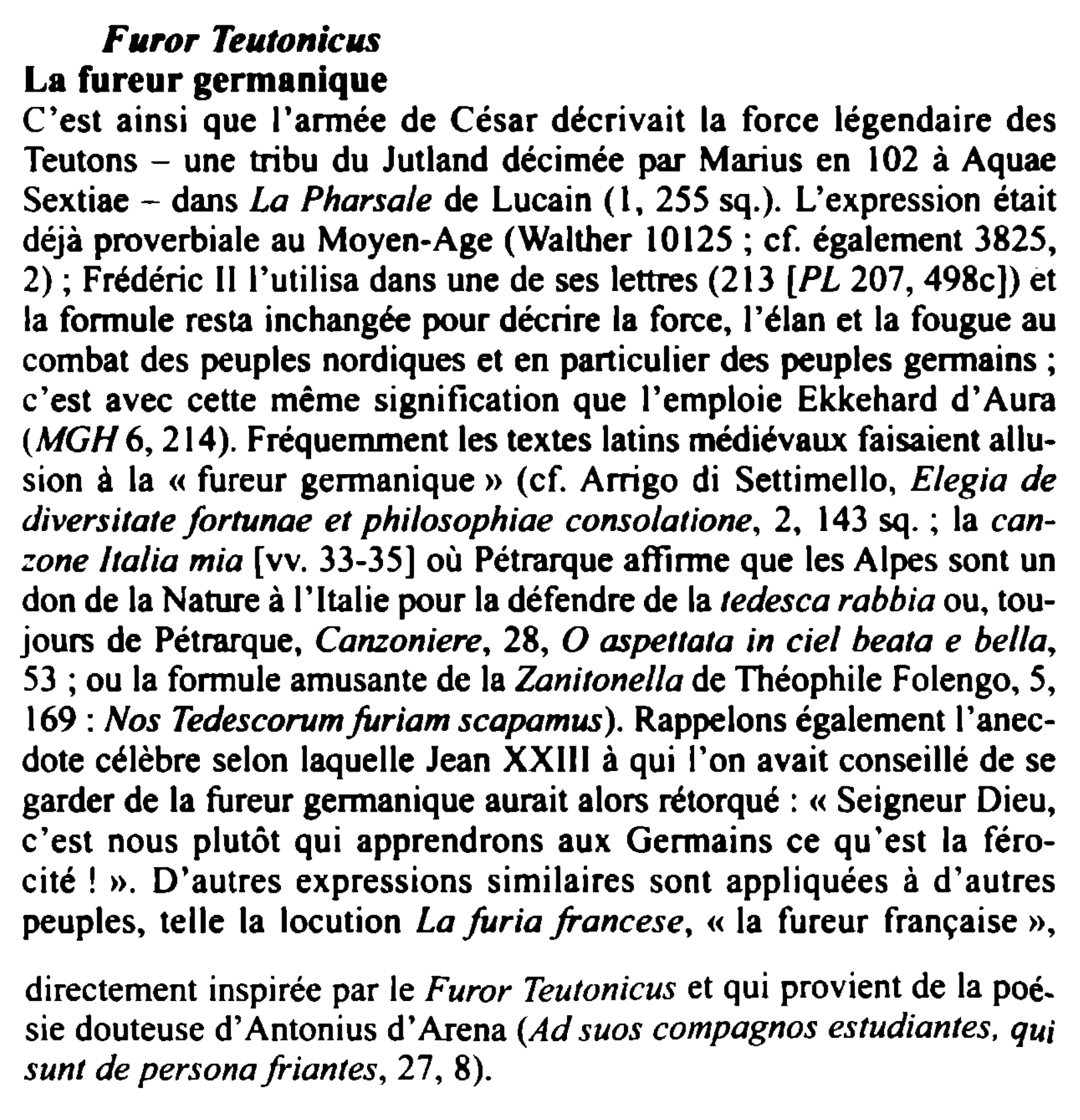 Prévisualisation du document F•ror Teutonicus

La fureur germanique
C'est ainsi que I'ar111~e de César décrivait la force légendaire des
Teutons - une tribu...