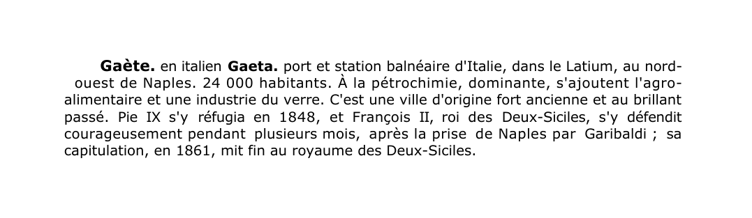 Prévisualisation du document Gaète.
