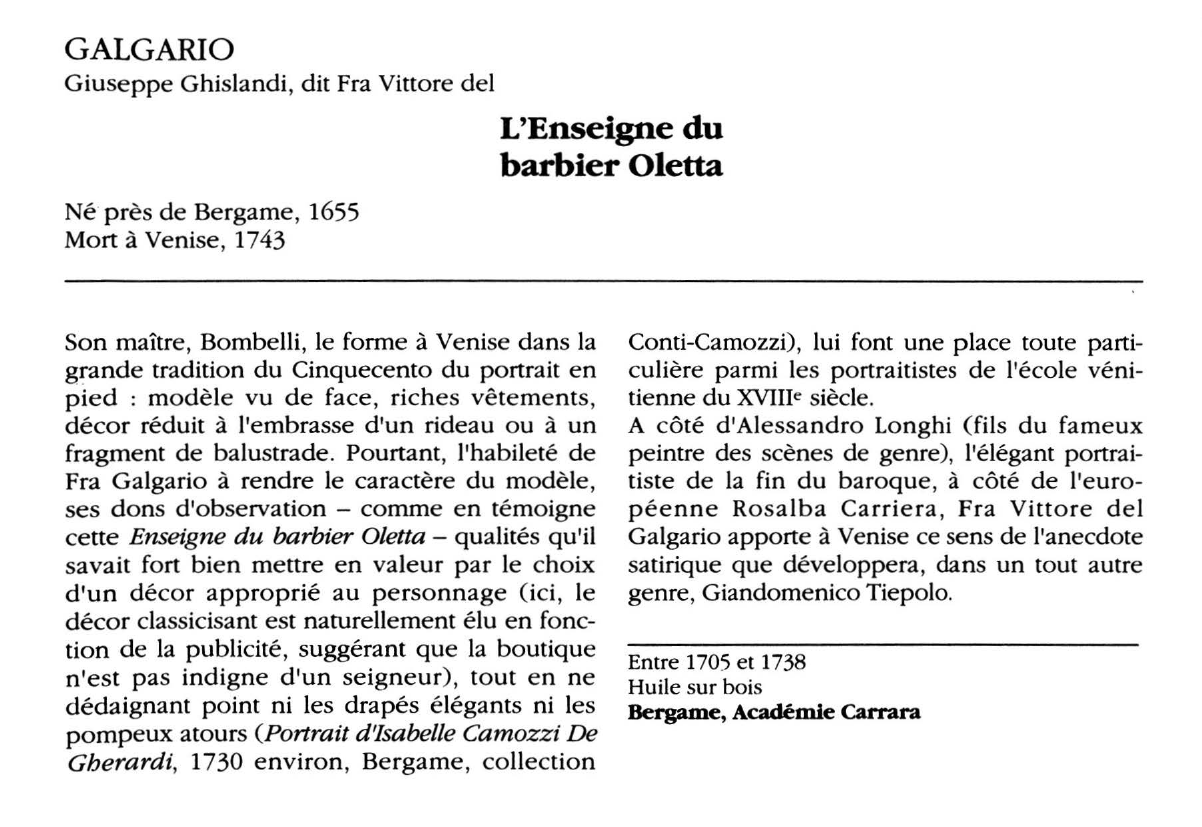 Prévisualisation du document GALGARIO : L'Enseigne du barbier Oletta